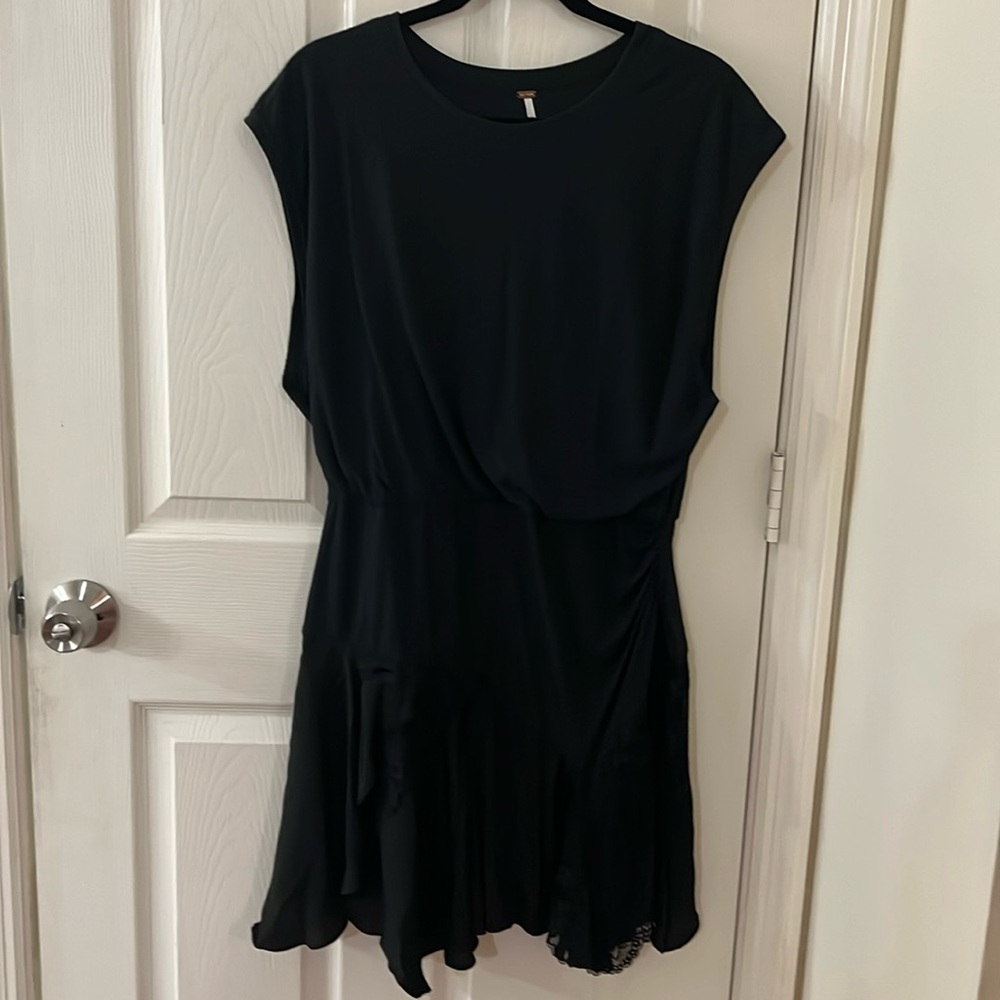 FREE PROPLE mini black dress